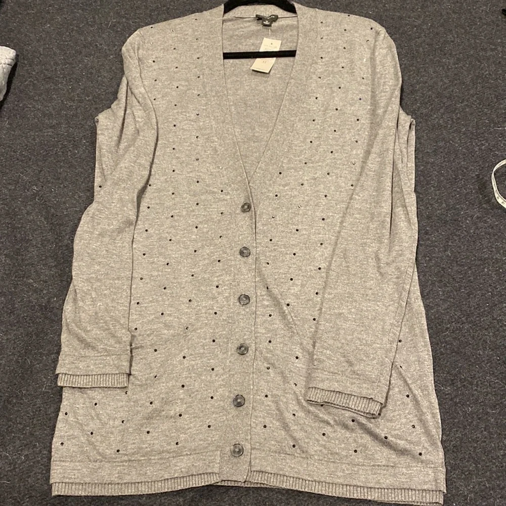 Ann Taylor Cashmere Blend Long Lightweight Cardigan NWT